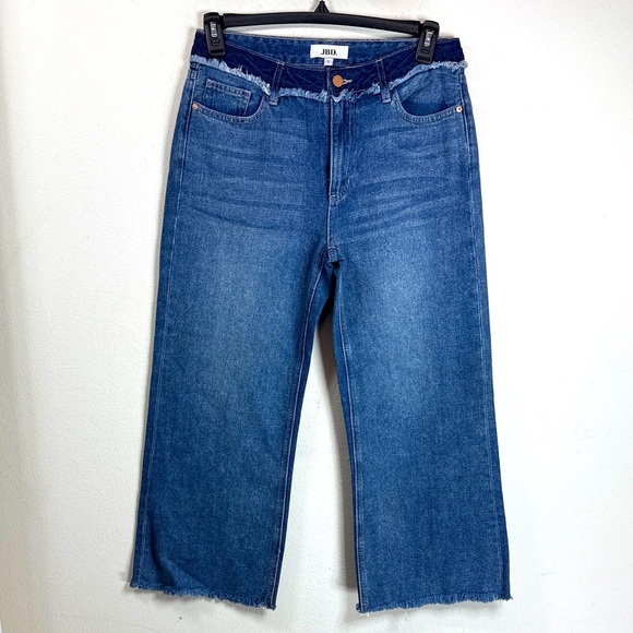 (T7) JBD High-Rise Skinny Wide-Leg Jeans, Women's Size 7 - Picture 2 of 15